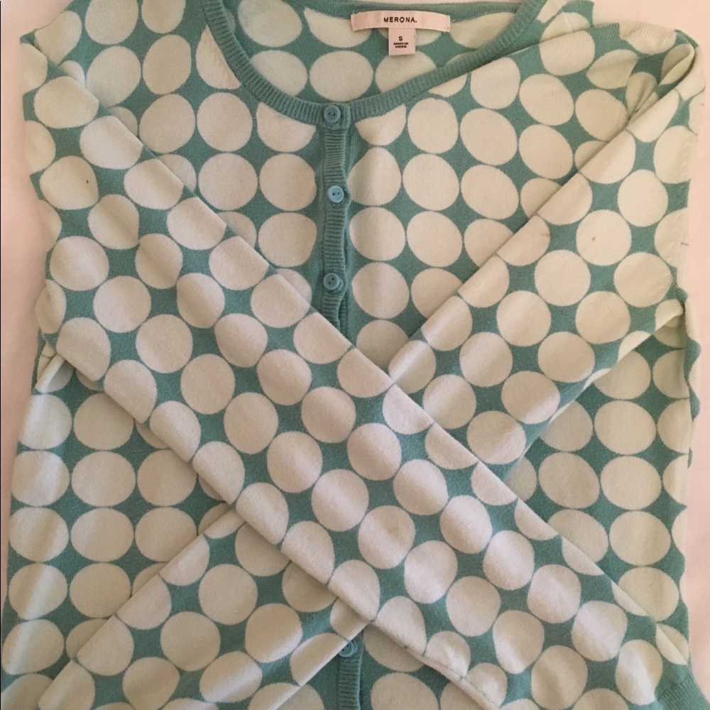 Graphic cardigan